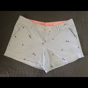 Lily Pulitzer lady bug seersucker women’s shorts 14